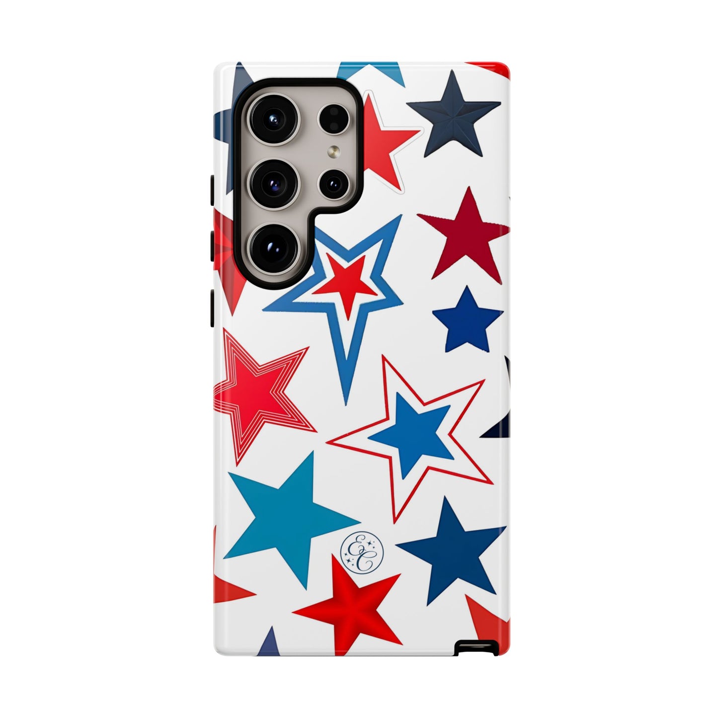 Patriotic Star Pattern Tough Phone Case