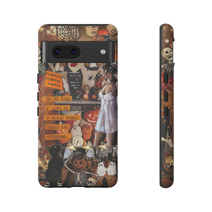 Halloween Aesthetic Collage Tough Phone Case