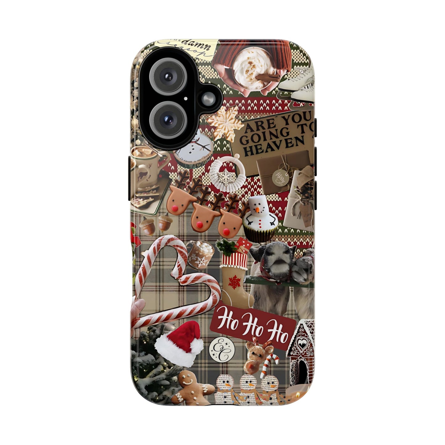 Christmas Festive Collage Tough Phone Case