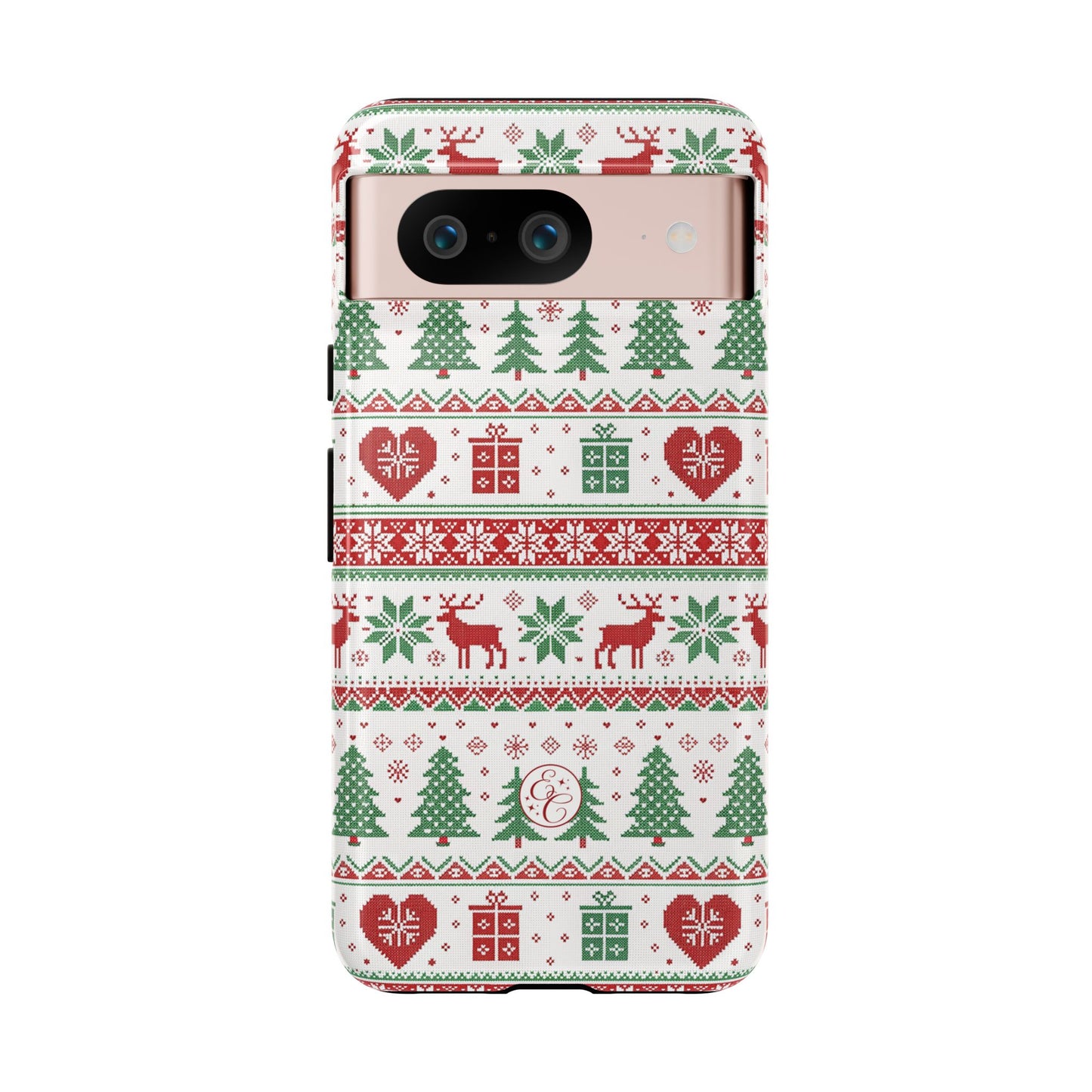 Ugly Christmas Sweater Pattern Tough Phone Case