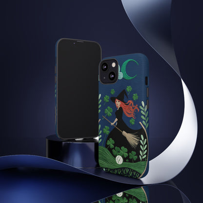 Irish Witch’s Moonlit Stroll Tough Phone Case