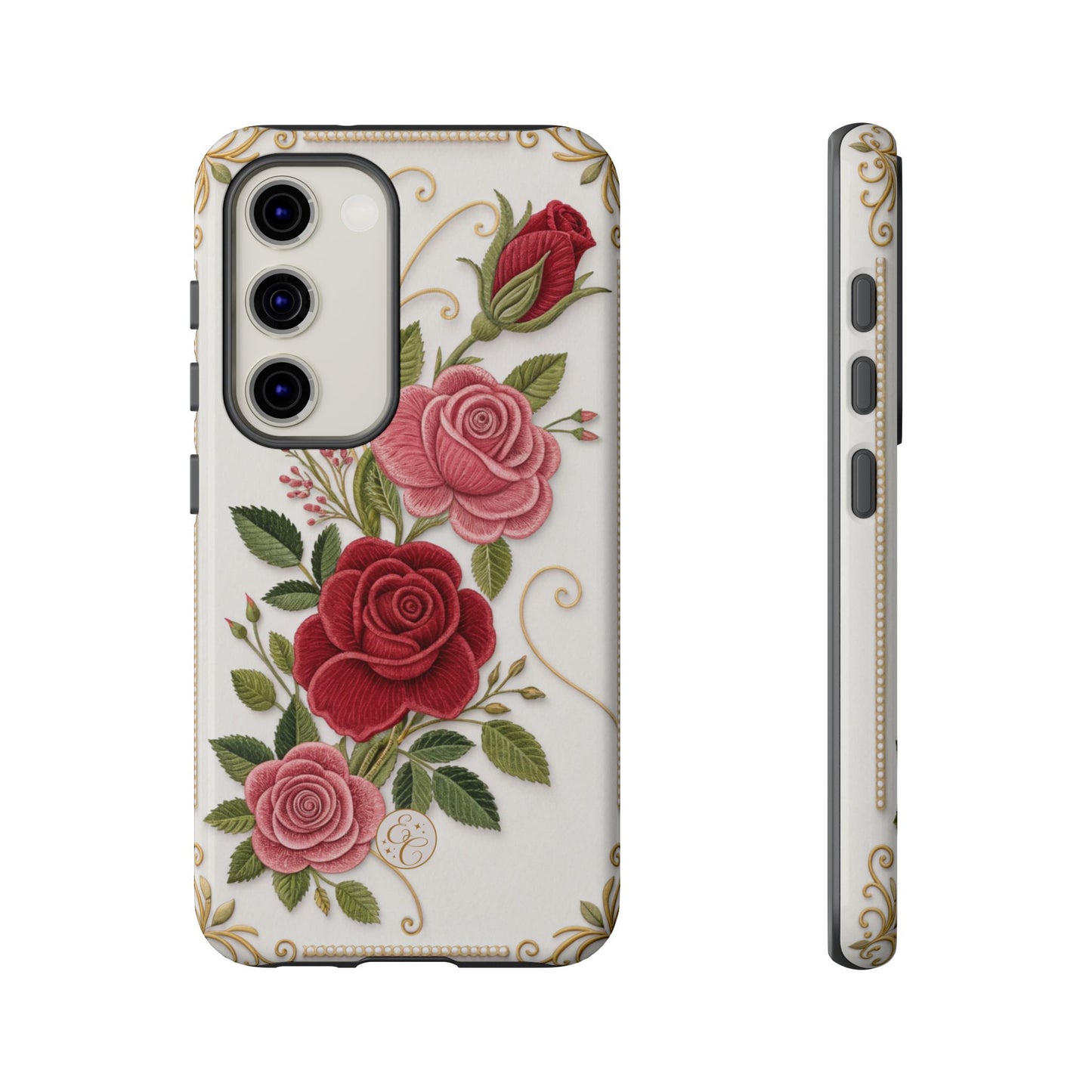 Elegant Rose Garden Tough Phone Case