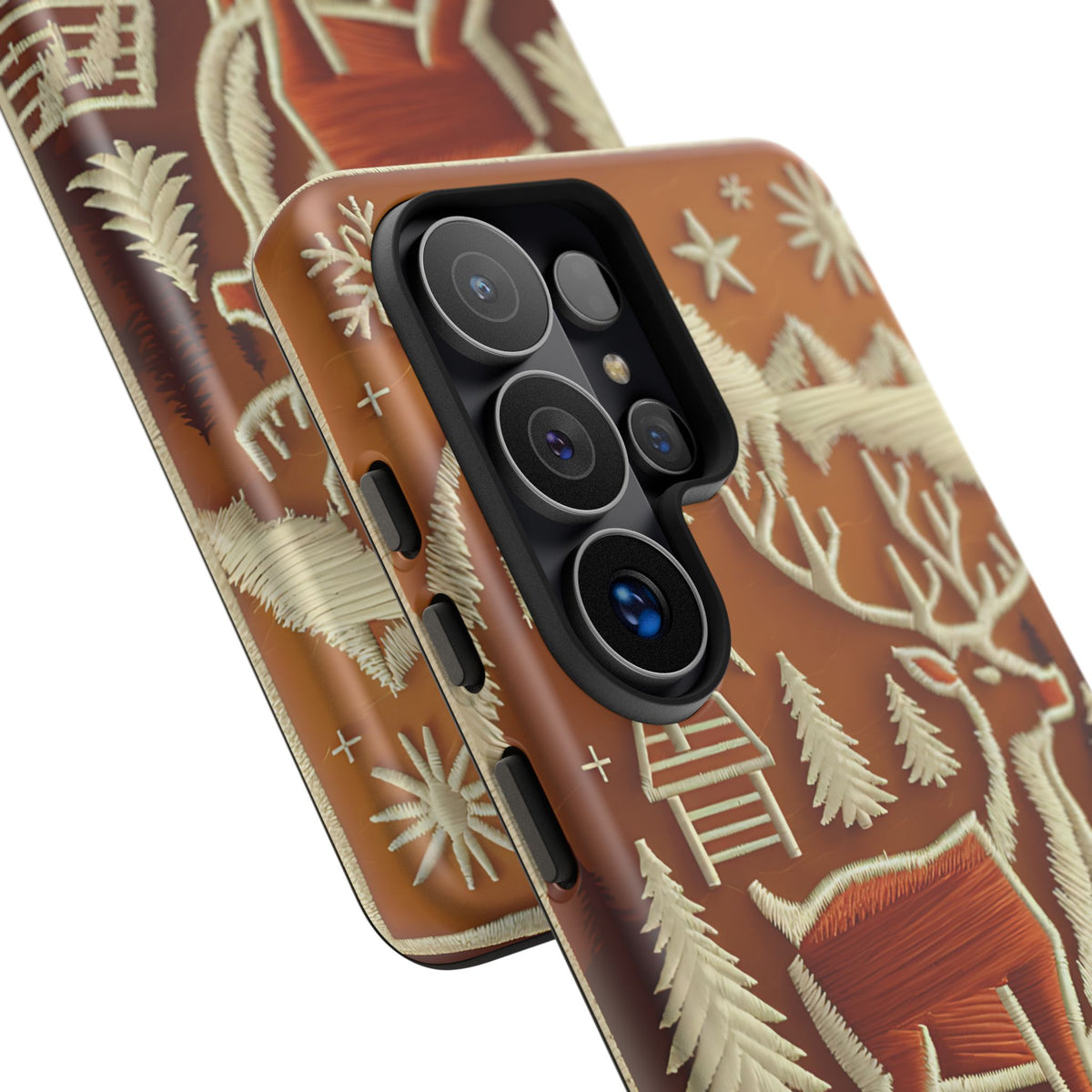Rustic Reindeer Christmas Phone Case