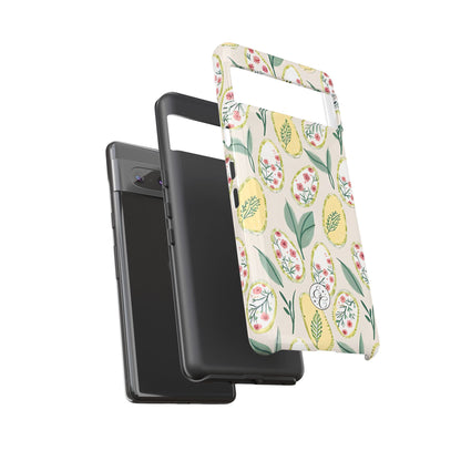 Floral Easter Egg Pattern Tough Phone Case