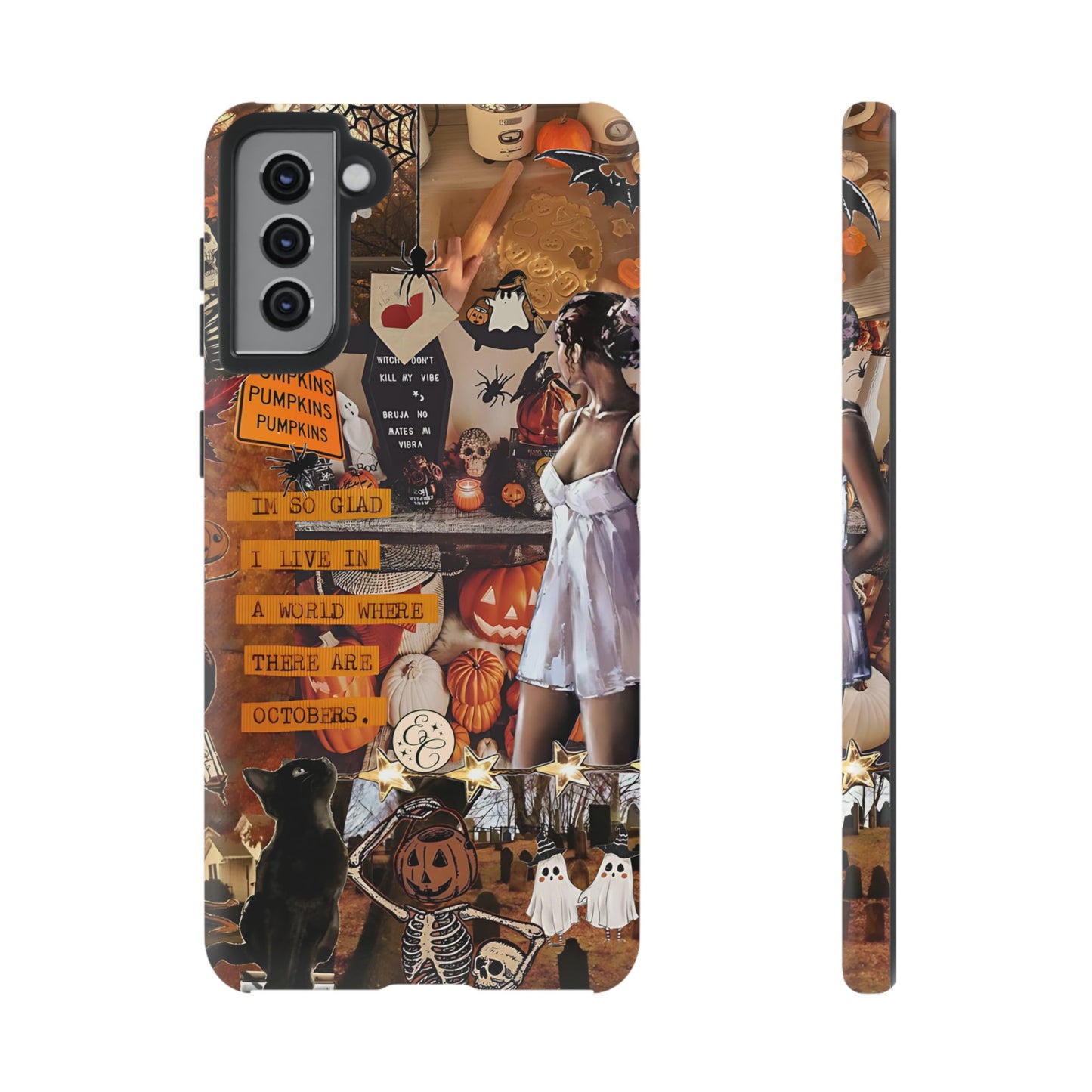 Halloween Aesthetic Collage Tough Phone Case