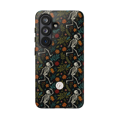 Halloween Boho Skeleton Pattern Tough Phone Case