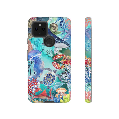 Ocean Wonders Collage Tough Phone Case