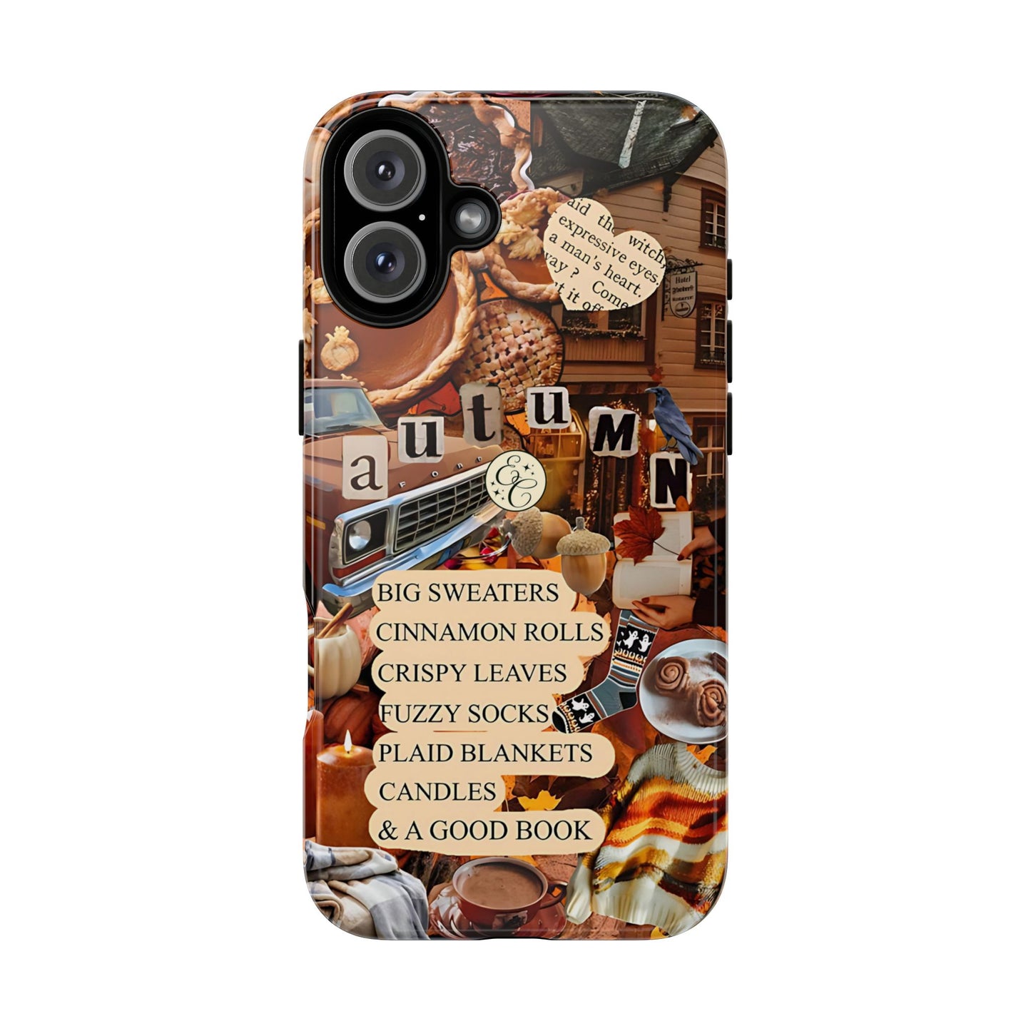 Autumn Aesthetic Collage Tough Phone Case