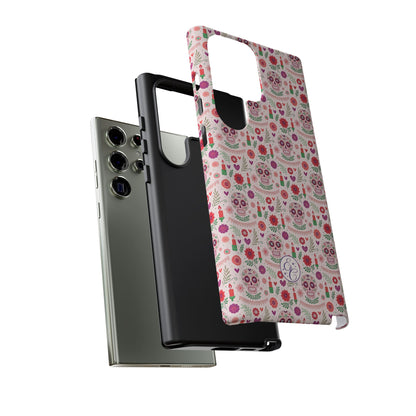 Pink Boho Día de los Muertos Phone Case