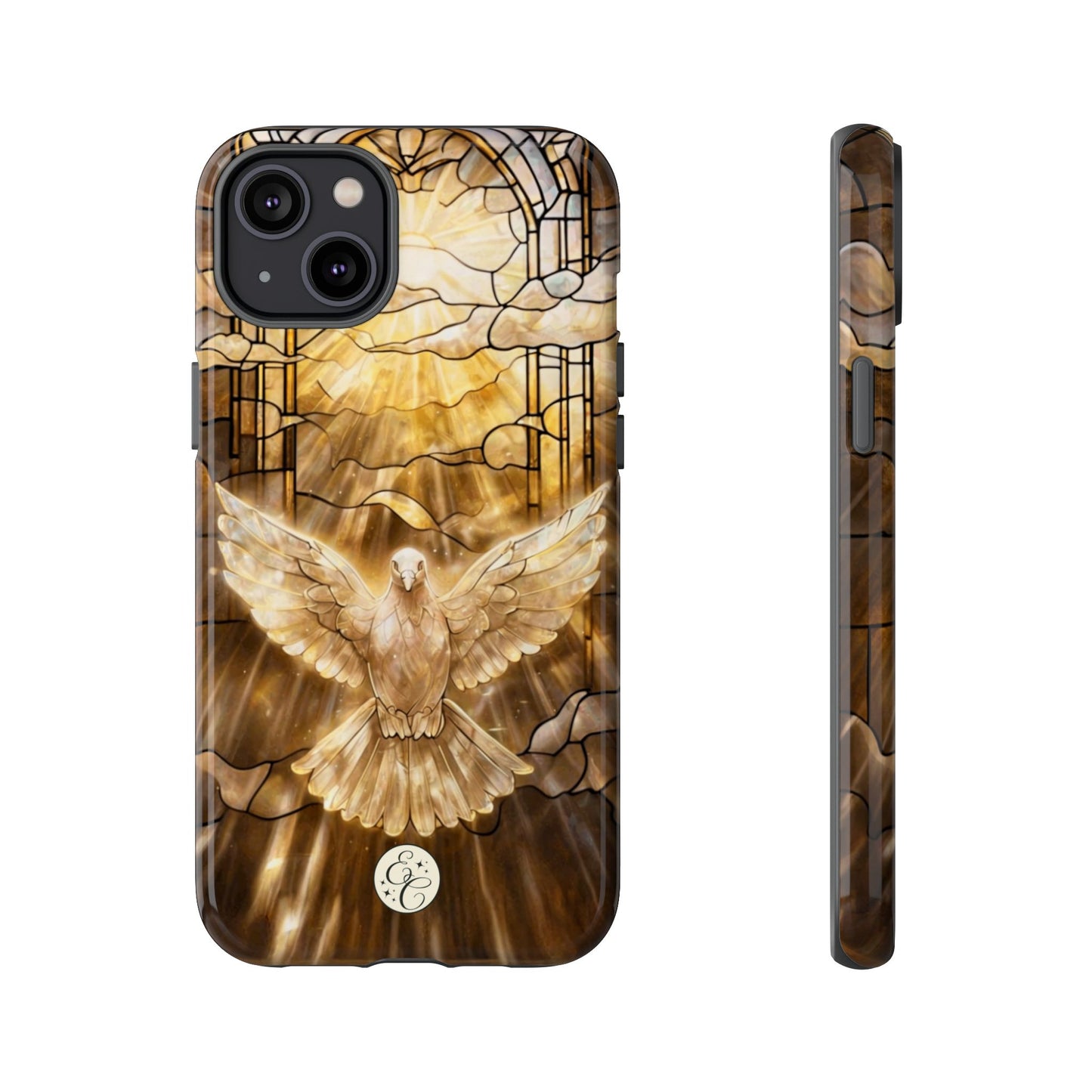 Holy Spirit Stained Glass Tough Phone Case