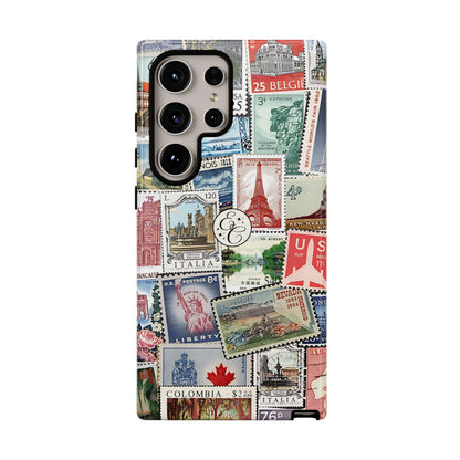 Vintage Stamp Collection Tough Phone Case