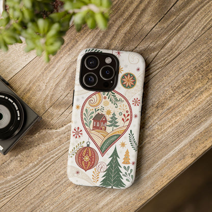 Cozy Christmas Ornament Tough Phone Case