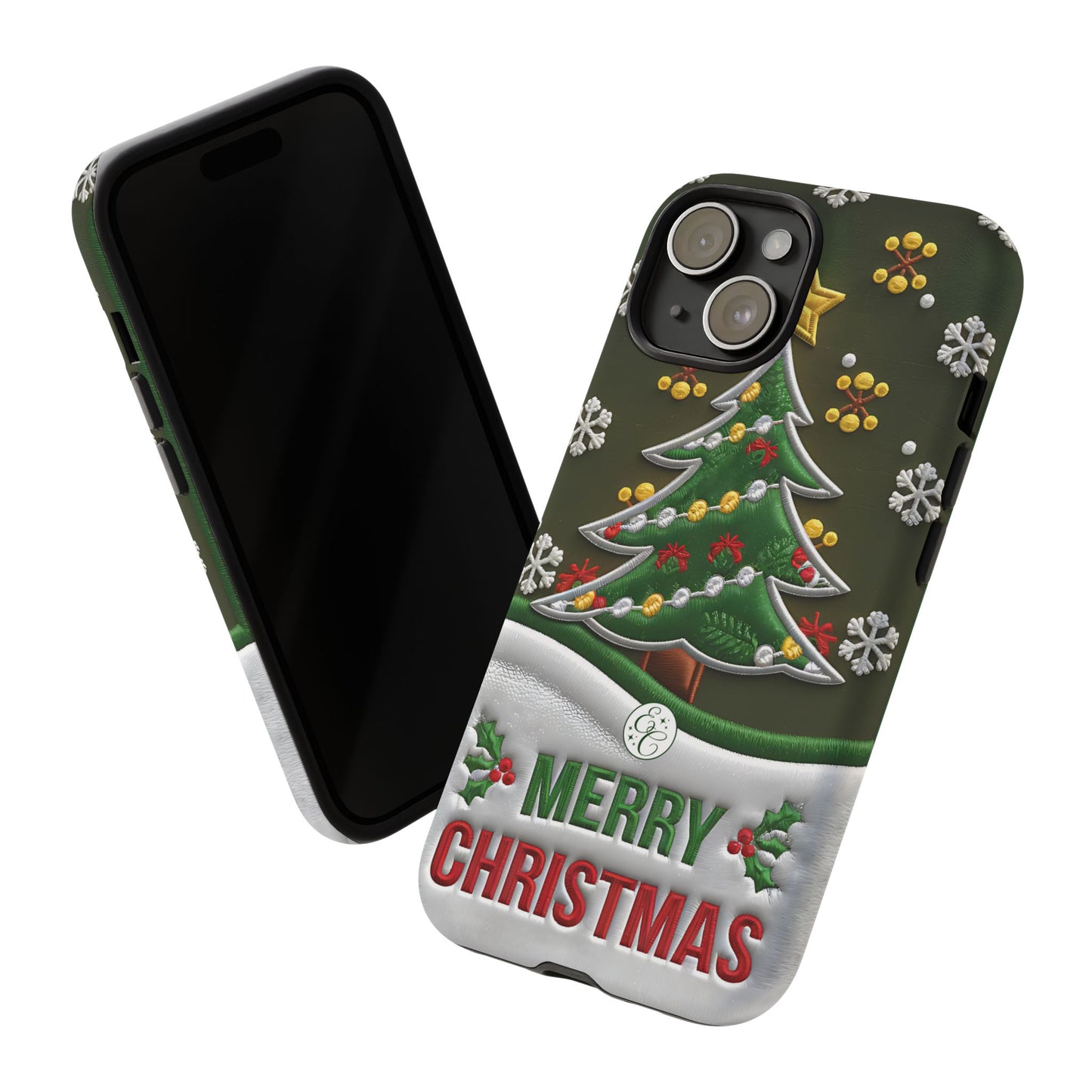 Merry Christmas Tree Tough Phone Case