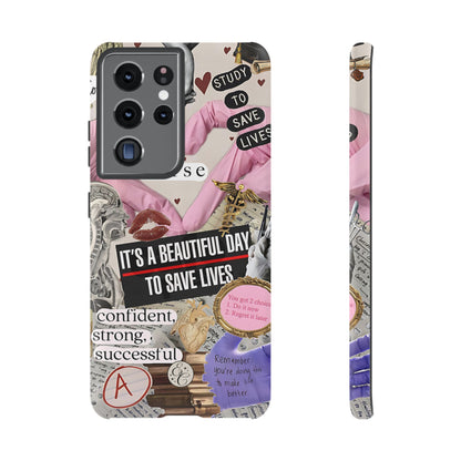 Nurse Inspirational Collage Tough Phone Case