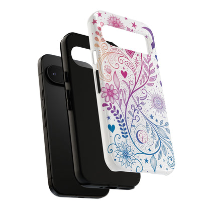 Subtel Bisexual Boho Doodle Tough Phone Case