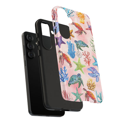 Colorful Marine Life Tough Phone Case