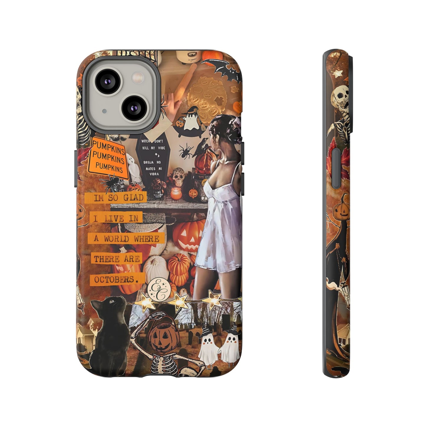 Halloween Aesthetic Collage Tough Phone Case