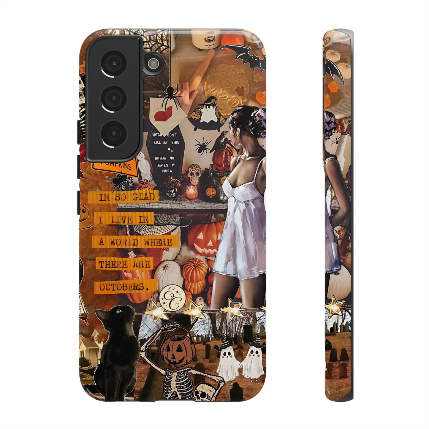 Halloween Aesthetic Collage Tough Phone Case