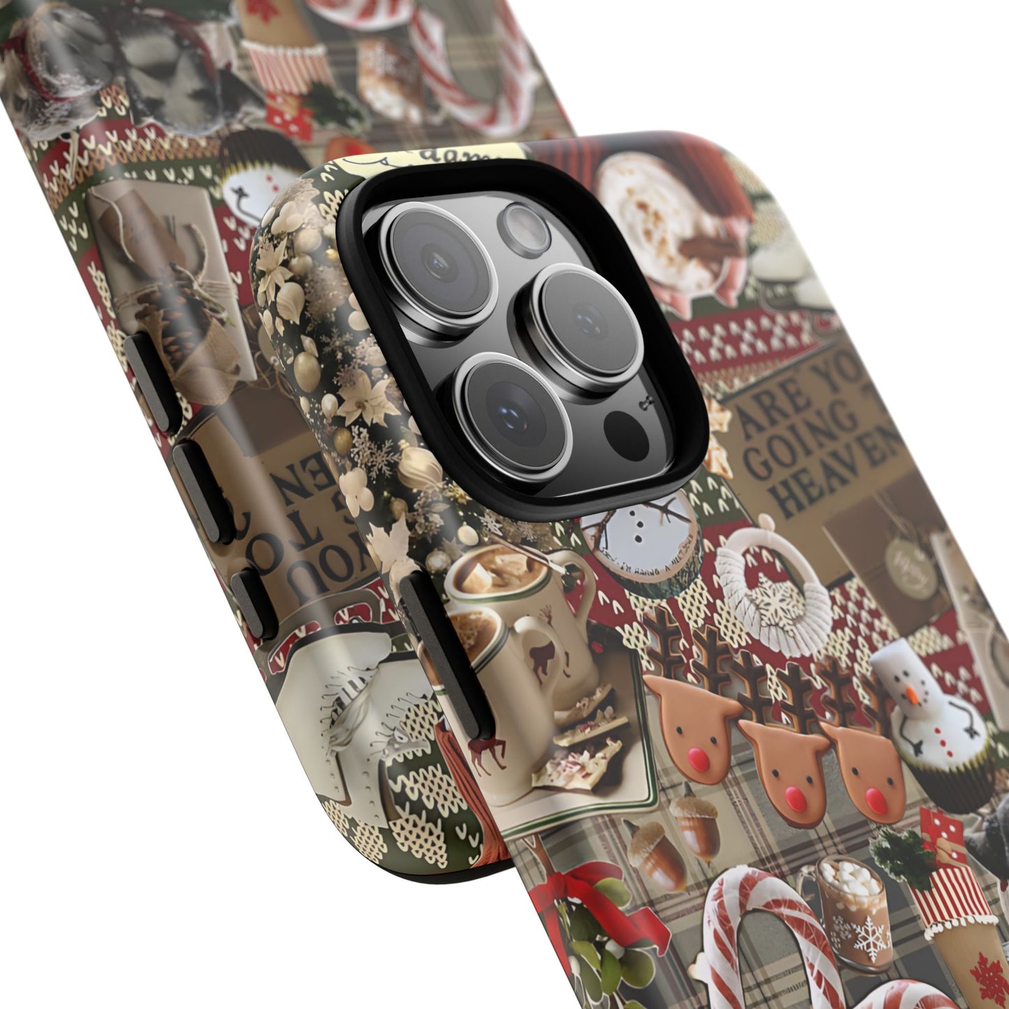 Christmas Festive Collage Tough Phone Case