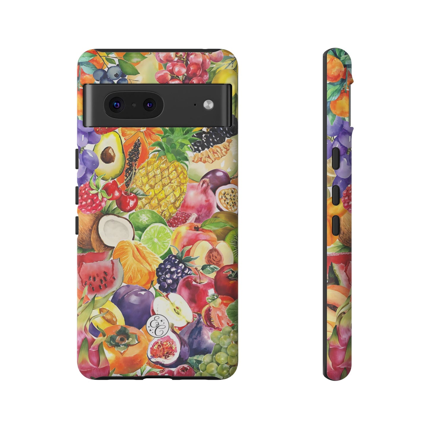 Colorful Fruits Collage Tough Phone Case