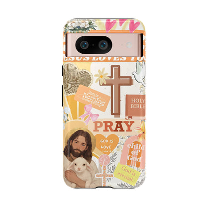 Christian Collage Tough Phone Case