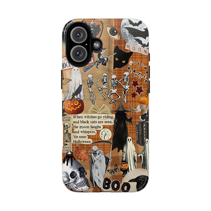 Halloween Spooky Collage Tough Phone Case