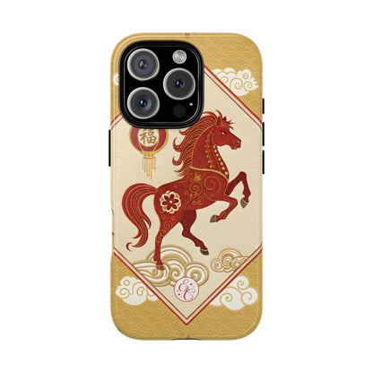 Chinese New Year Lucky Horse Tough Phone Case