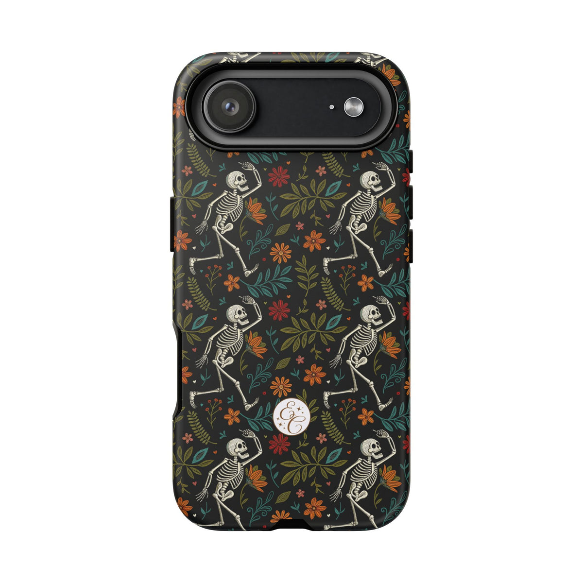 Boho Skeleton Pattern Halloween Phone Case