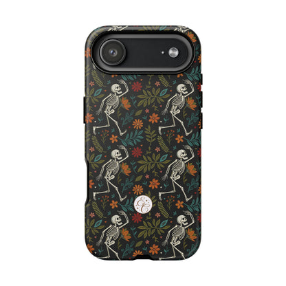 Boho Skeleton Pattern Halloween Phone Case