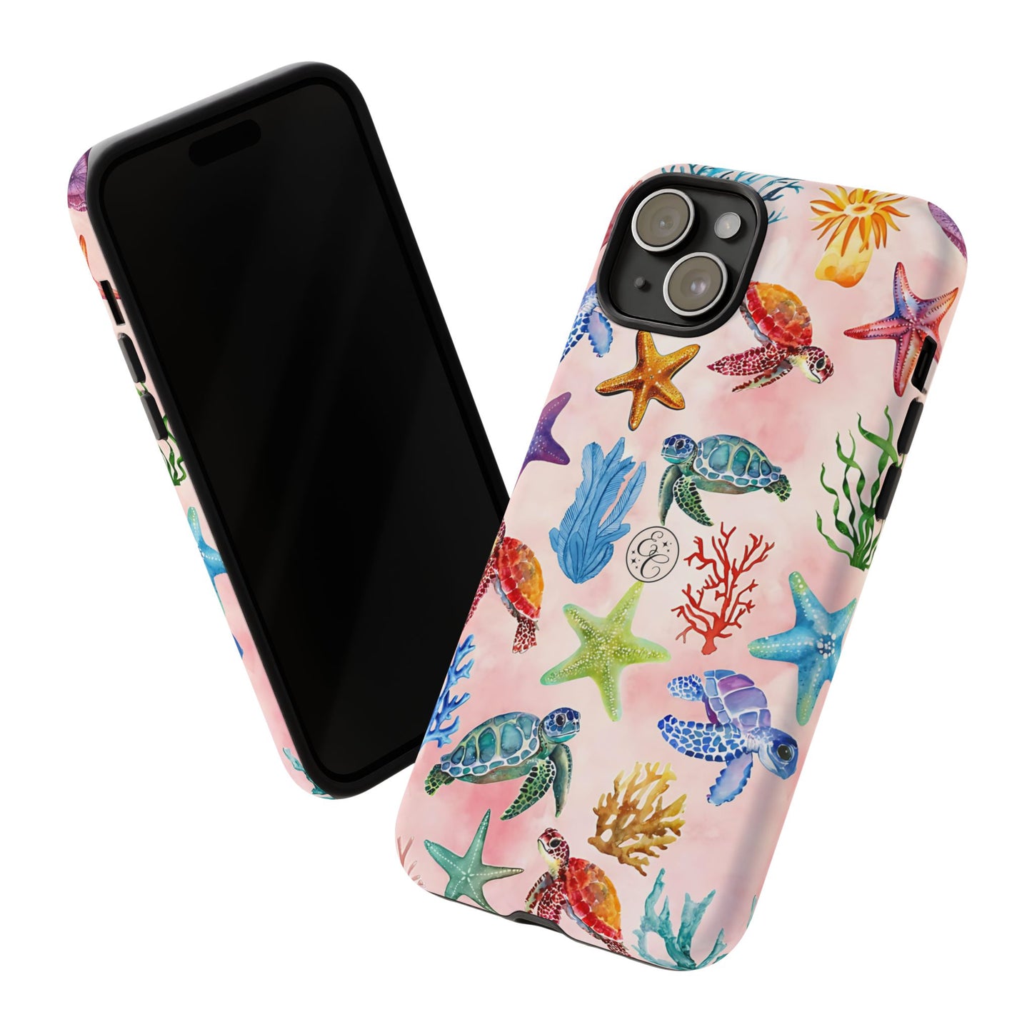 Colorful Marine Life Tough Phone Case