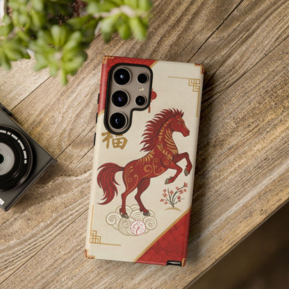 Chinese Zodiac Horse Tough Phone Case