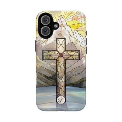 Stained Glass Cross Tough Phone Case