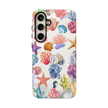 Coral & Sea Shells Tough Phone Case