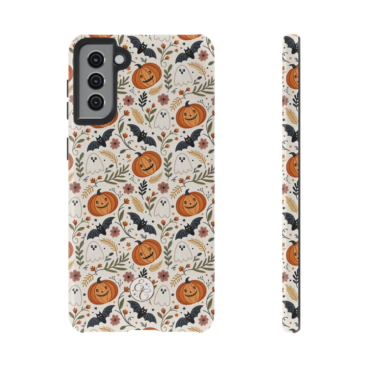 Halloween Pattern Boho Doodle Tough Phone Case
