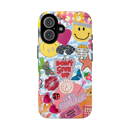 Pop Art Collage Tough Phone Case