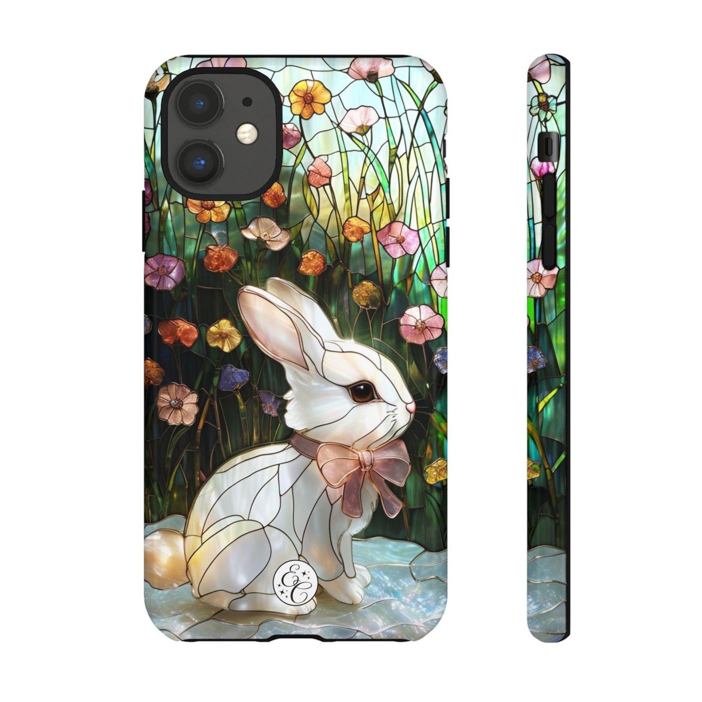 Easter Rabbit Stained Glass Tough Phone Case