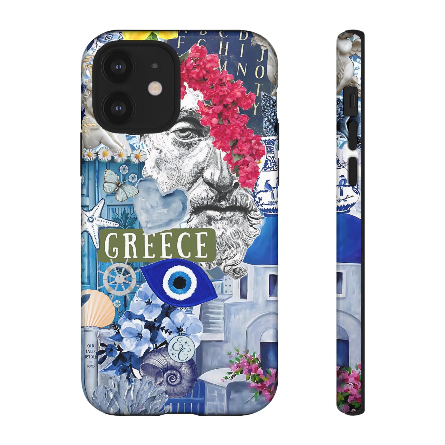 Greek Summer Collage Tough Phone Case