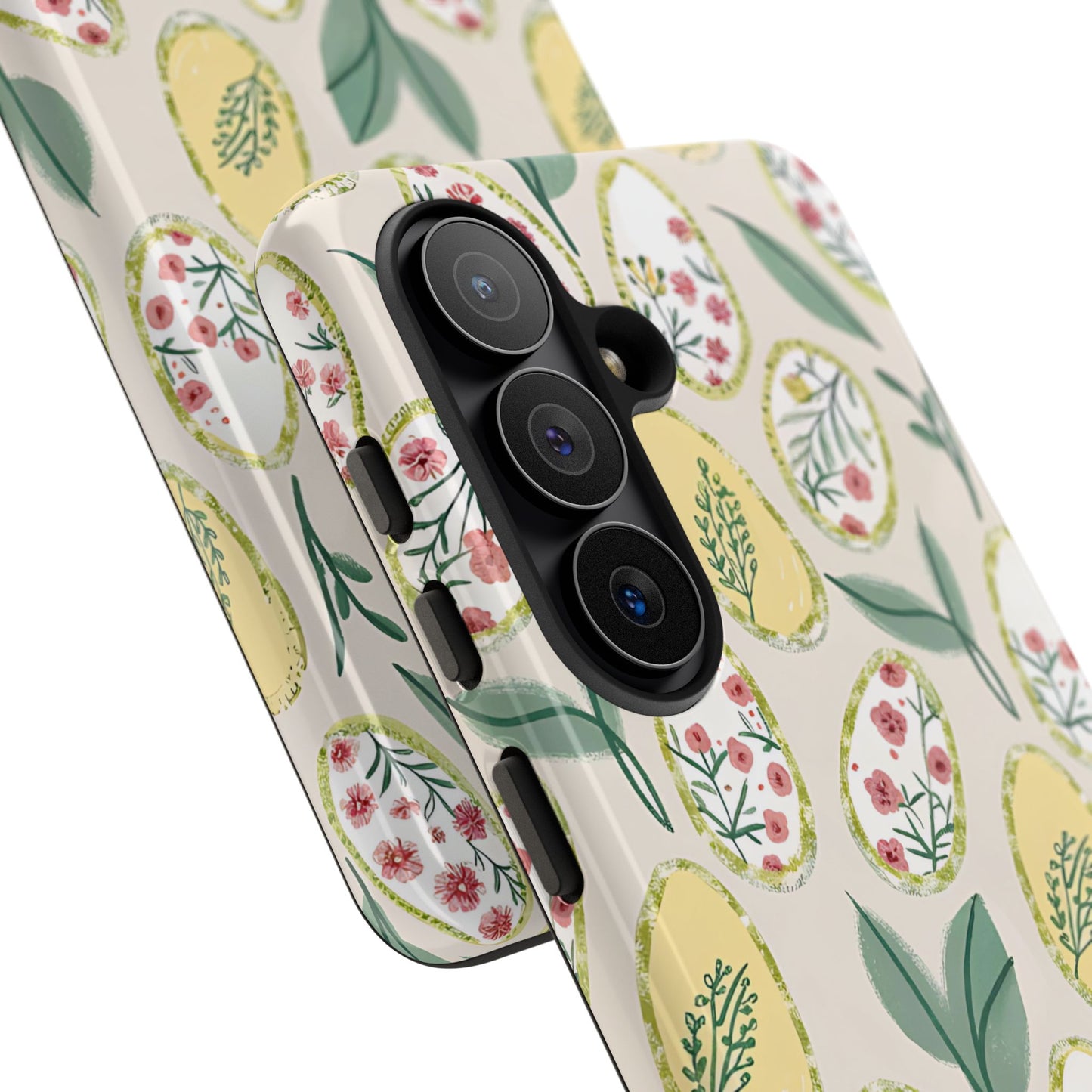 Floral Easter Egg Pattern Tough Phone Case