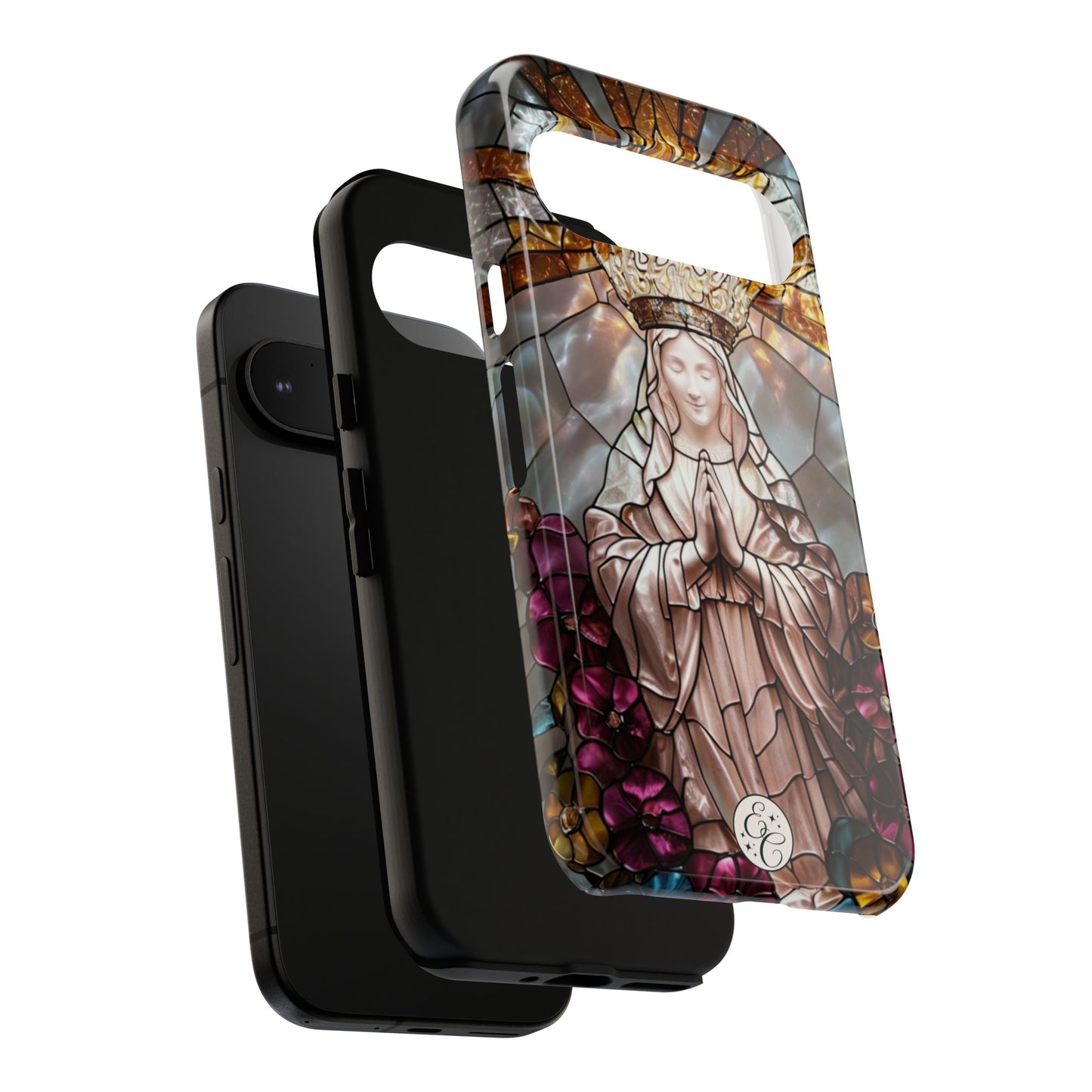 Virgin Mary Stained Glass Tough Phone Case
