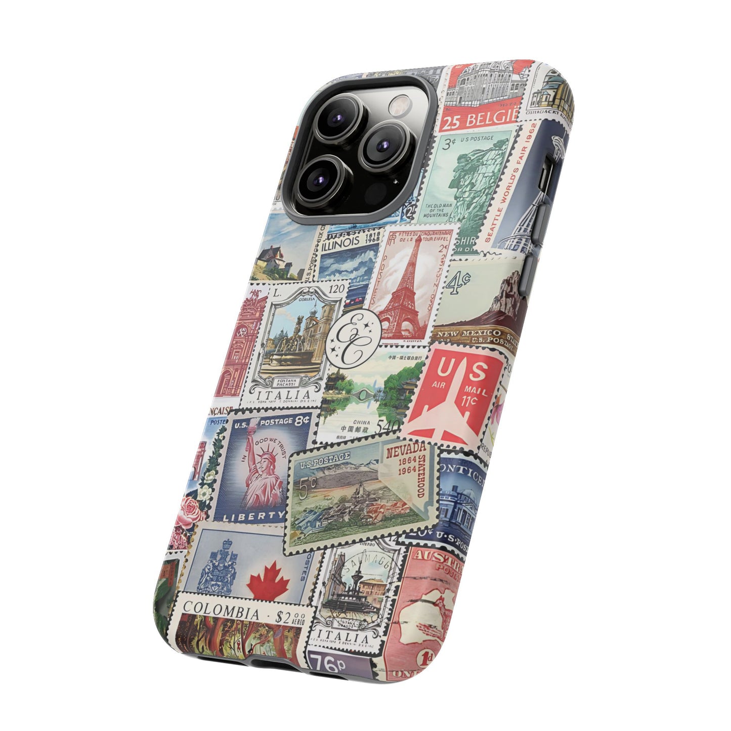 Vintage Stamp Collection Tough Phone Case