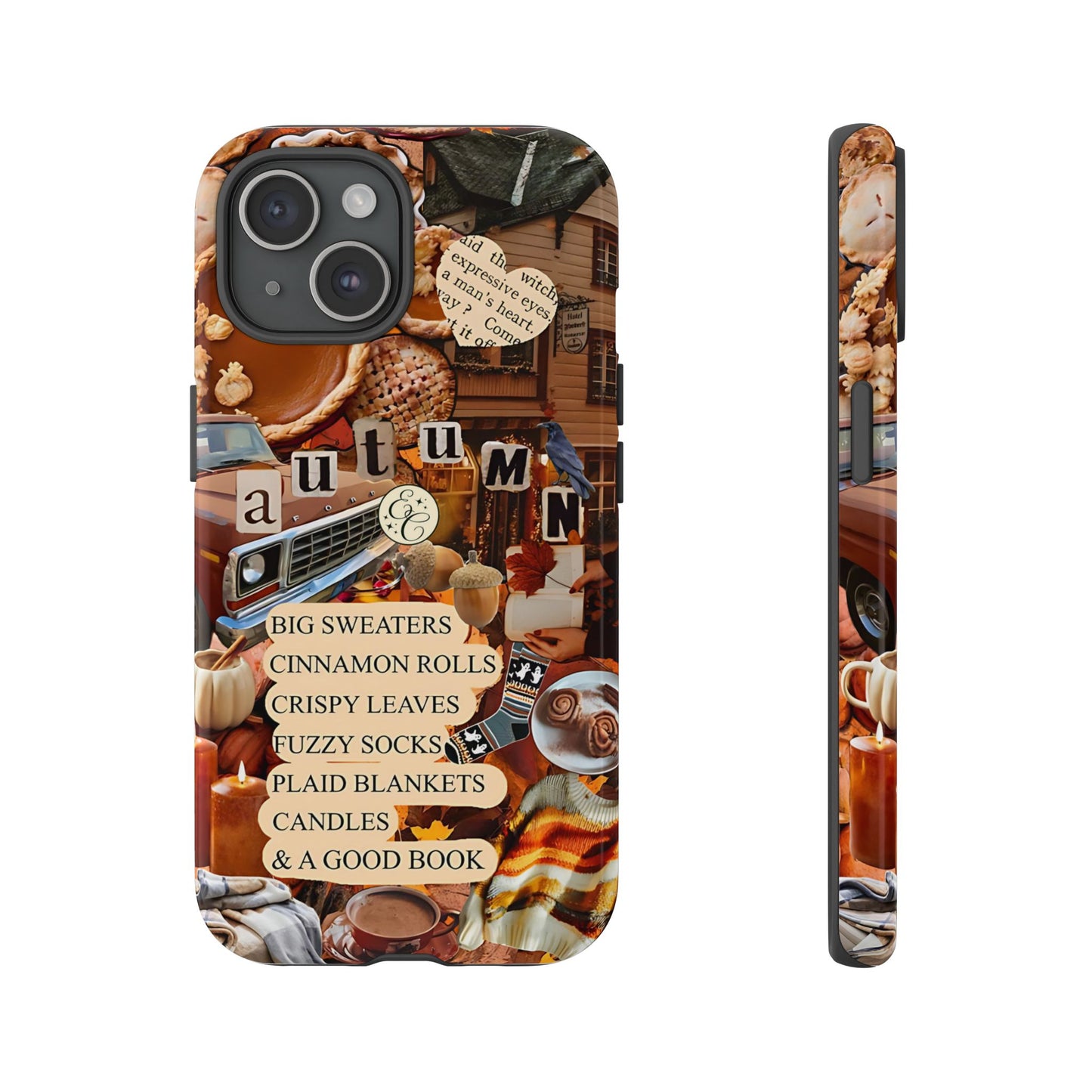 Autumn Aesthetic Collage Tough Phone Case