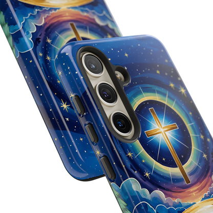 Celestial Cross - John 3:16 Tough Phone Case