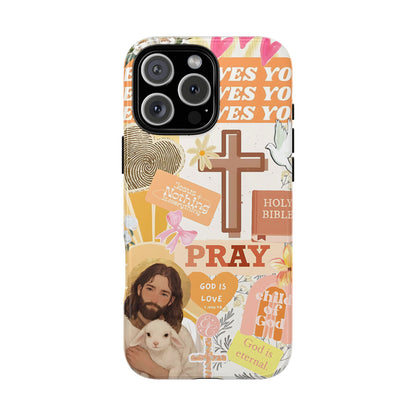 Christian Collage Tough Phone Case