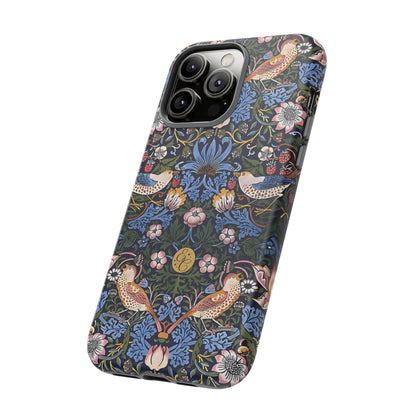 William Morris Strawberry Thief Tough Phone Case