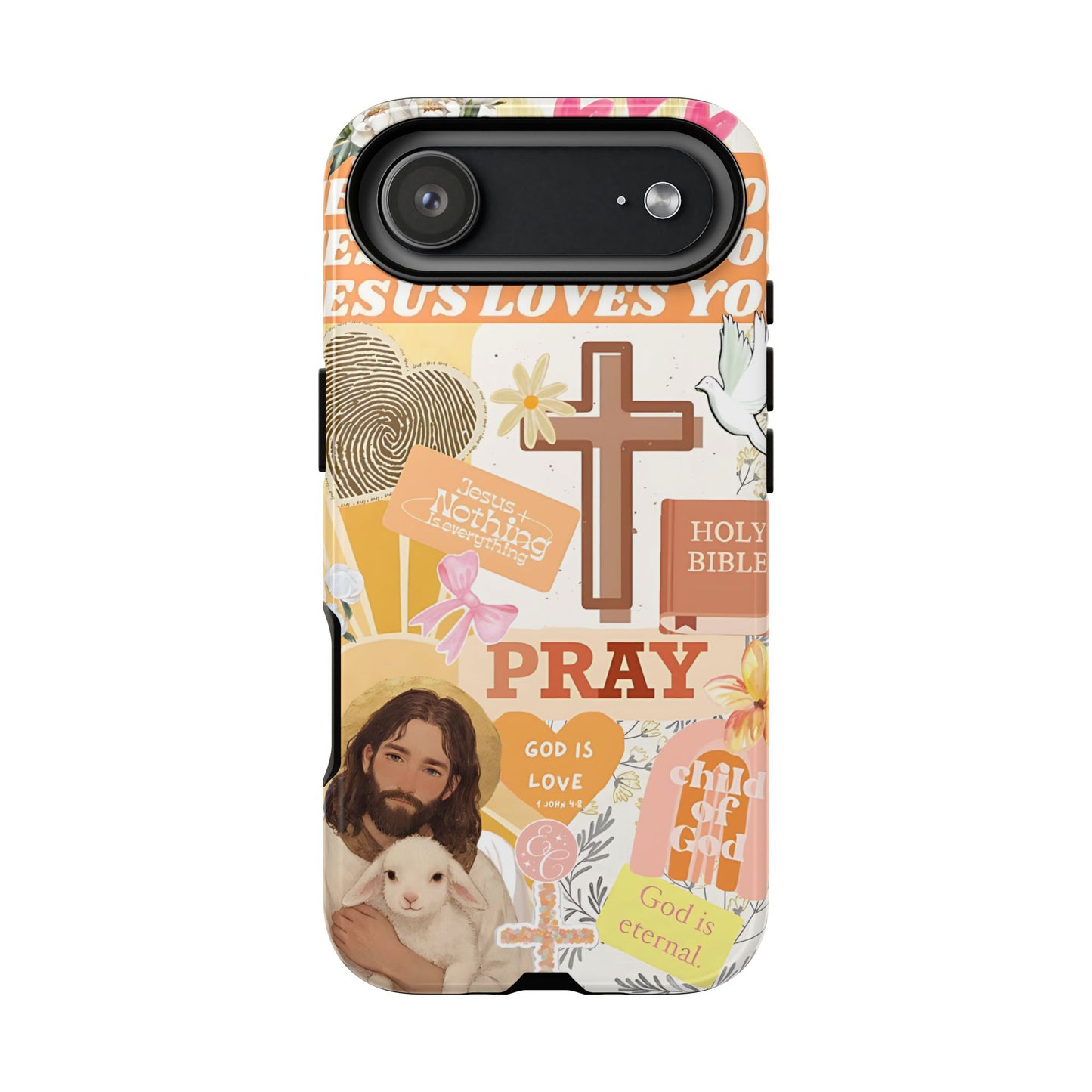 Christian Collage Tough Phone Case