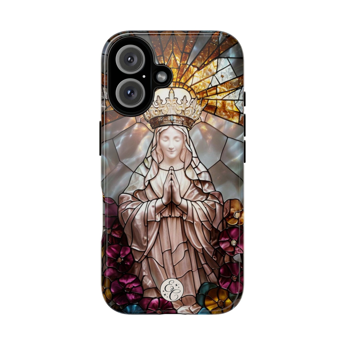Virgin Mary Stained Glass Tough Phone Case