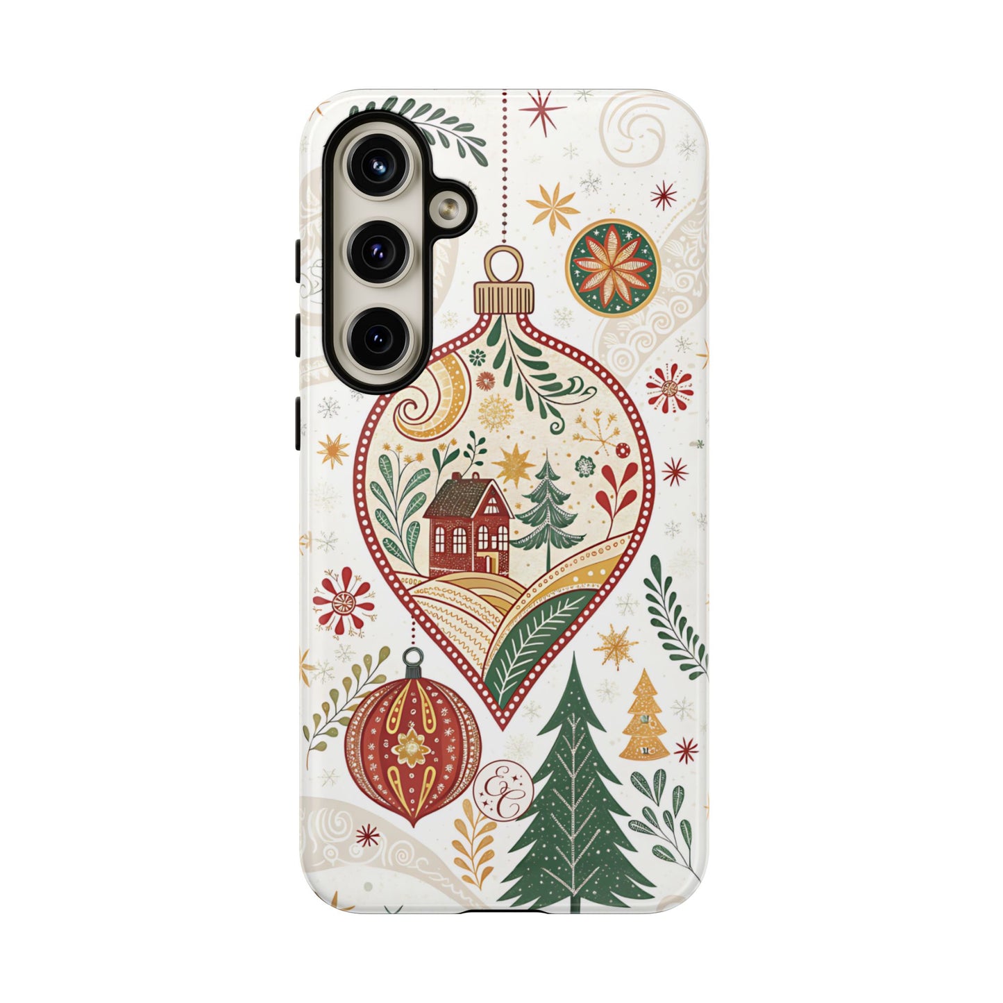 Cozy Christmas Ornament Tough Phone Case
