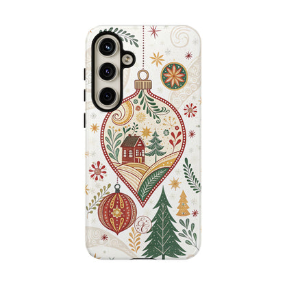 Cozy Christmas Ornament Tough Phone Case