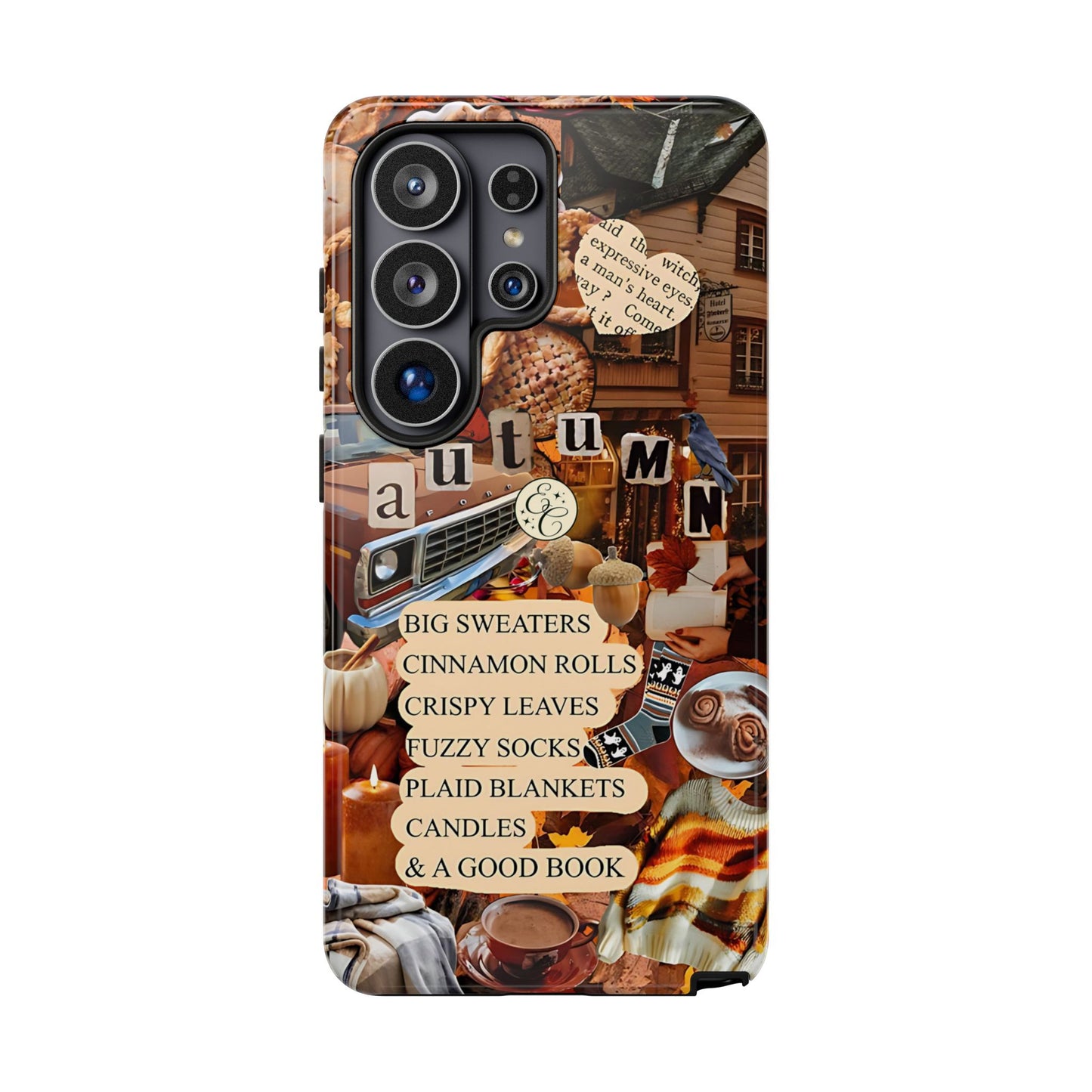 Autumn Aesthetic Collage Tough Phone Case