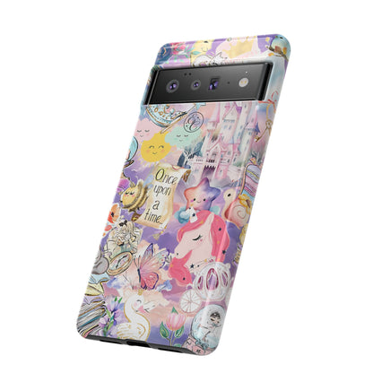 Whimsical Fairytale Collage Tough Phone Case